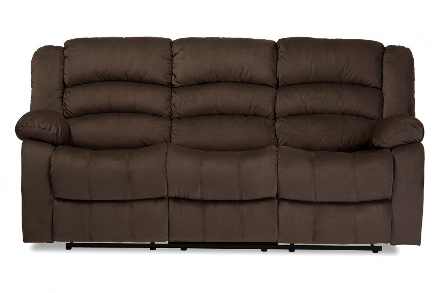 Baxton™ Hollace Modern Recliner - 3-Seater