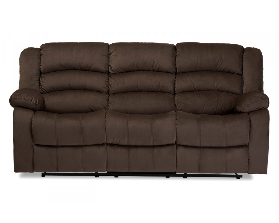 Baxton Hollace Modern Recliner - 3-Seater