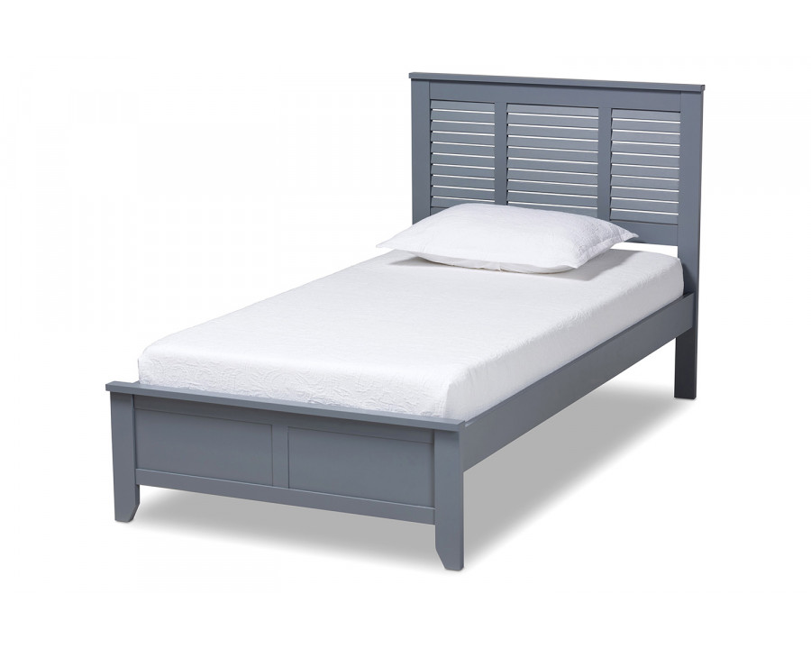 Baxton Adela Modern Twin Size Platform Bed - Twin Size