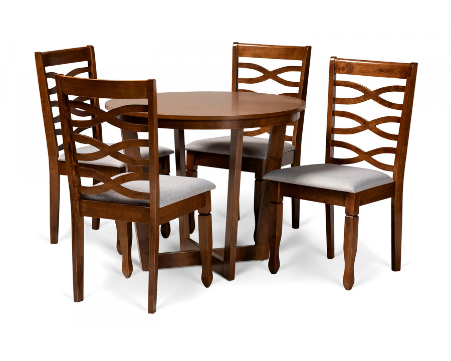 Baxton - Alicia Modern 5-Piece Dining Set