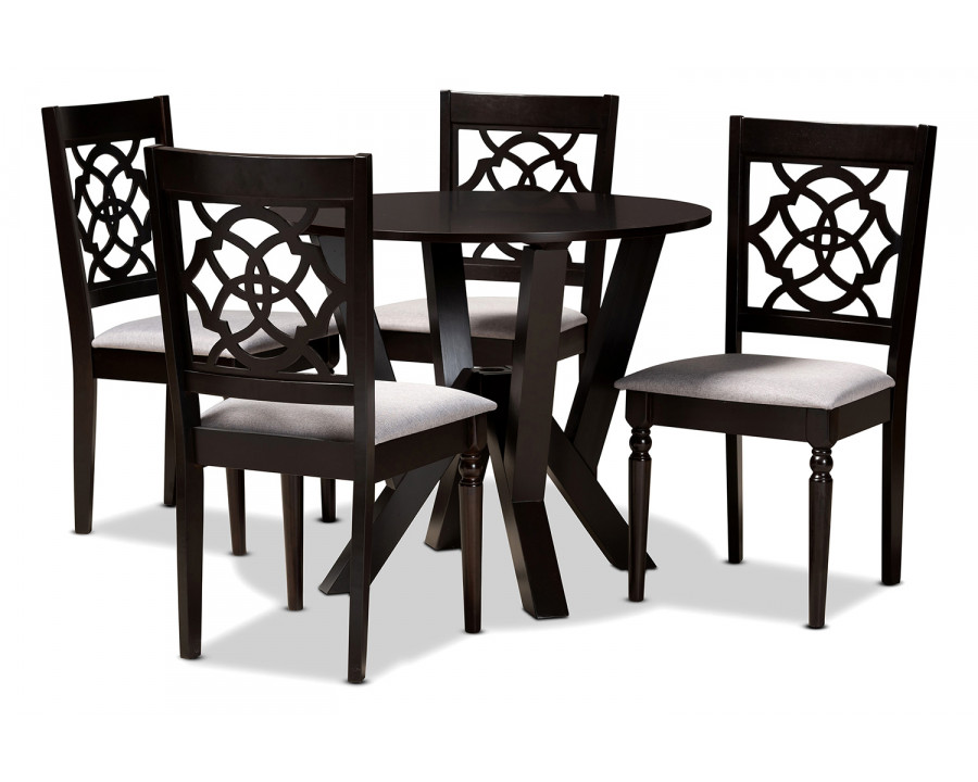 Baxton - Alma Modern 5-Piece Dining Set