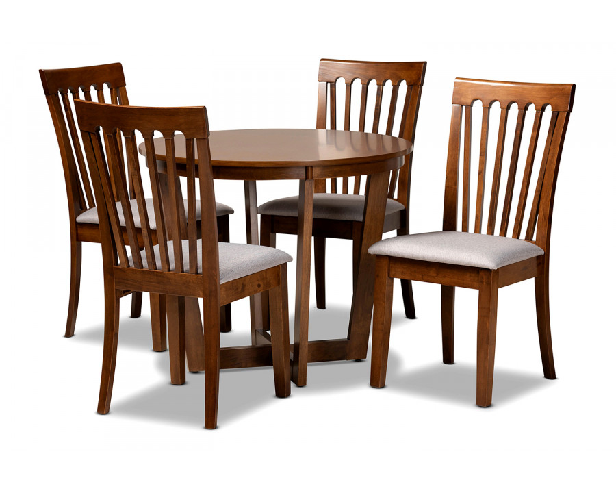 Baxton - Andi Modern 5-Piece Dining Set