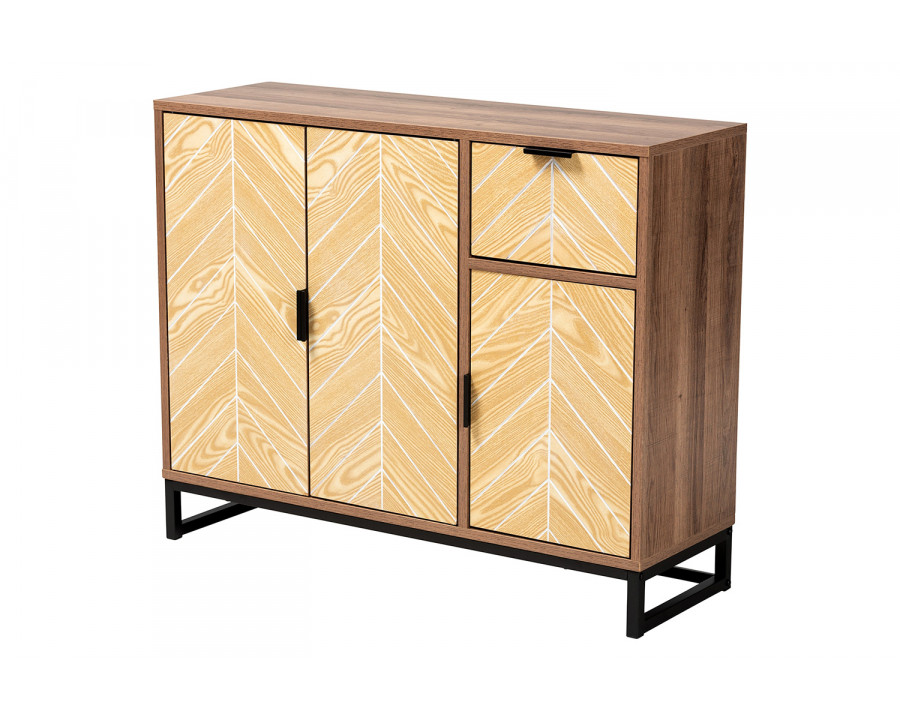 Baxton - Josephine Mid-Century Modern 3-Door Sideboard