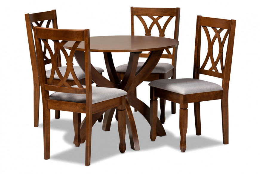 Baxton™ - April Modern 5-Piece Dining Set