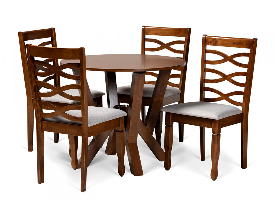 Baxton - Ariane Modern 5-Piece Dining Set