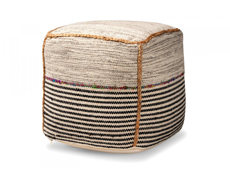 Baxton - Arta Modern Pouf Ottoman