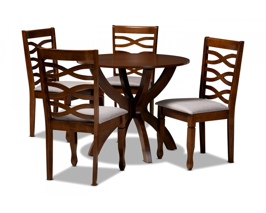 Baxton - Aspen Modern 5-Piece Dining Set