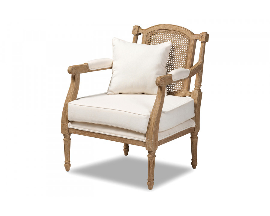 Baxton Clemence French Provincial Armchair