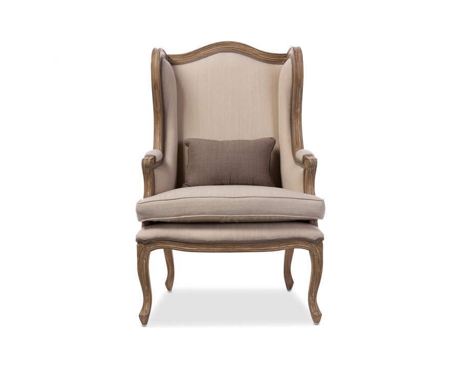 Baxton Oreille French Provincial Style Armchair