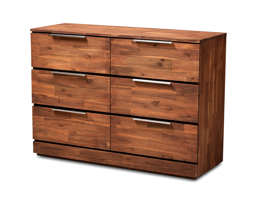 Baxton Austin Modern 6-Drawer Wood Dresser