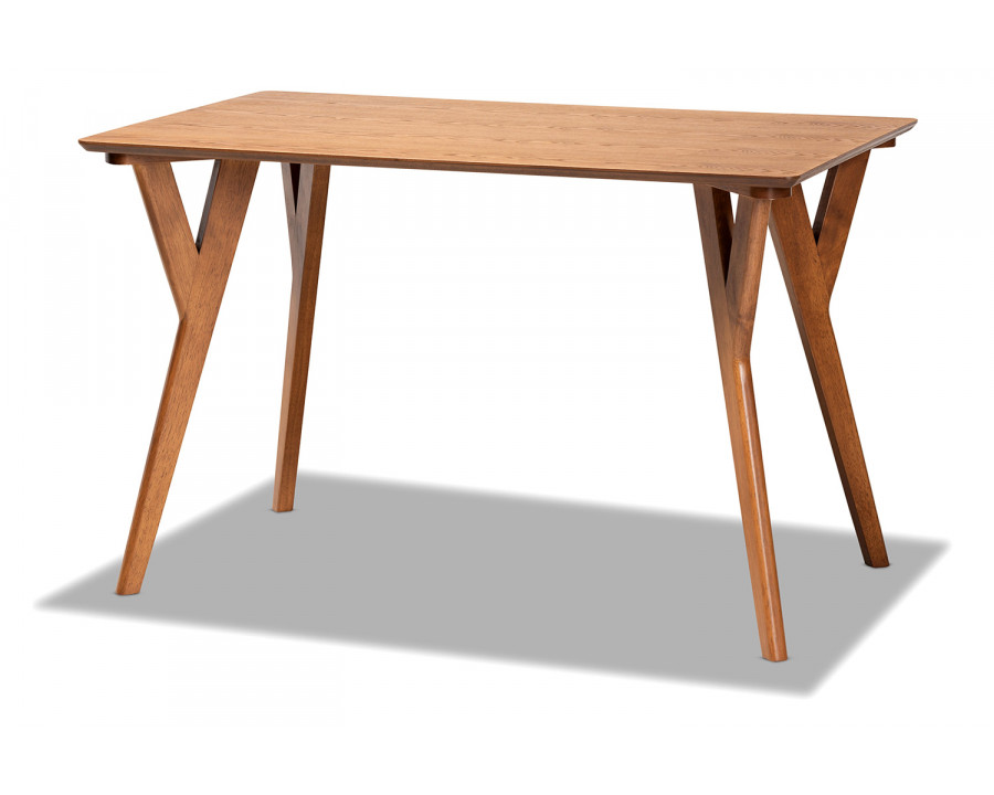 Baxton Sahar Mid-Century Modern Dining Table