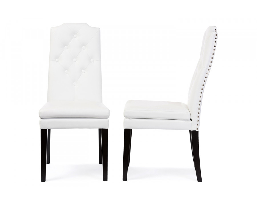 Baxton Dylin Modern Dining Chair - White