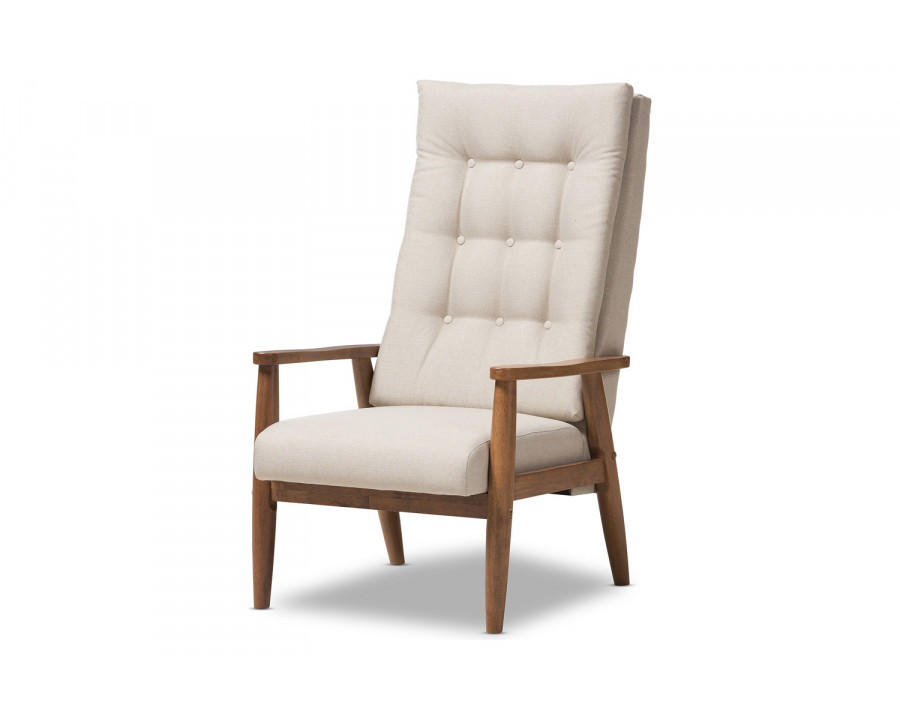 Baxton Roxy Mid-Century Modern Chair