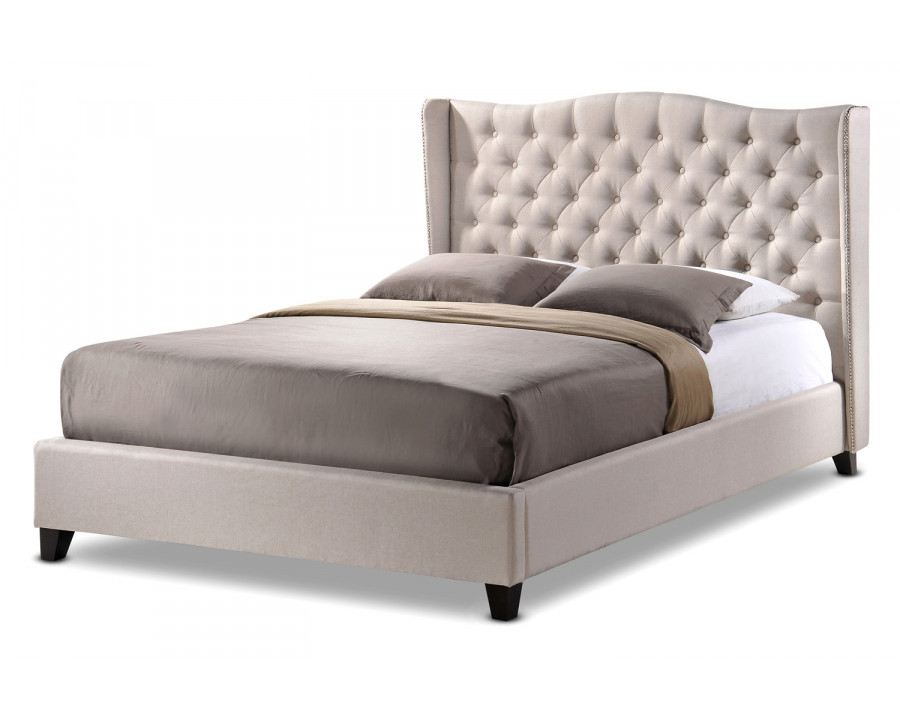 Baxton Norwich Modern Platform Bed