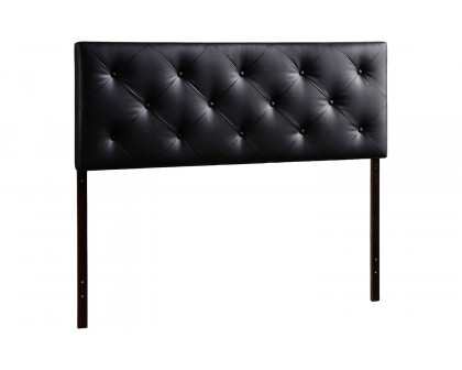 Baxton - Bedford Black Headboard Full Size