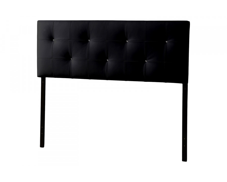 Baxton - Kirchem Modern Black Headboard Full Size