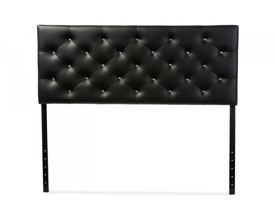 Baxton Viviana Modern Headboard Full Size - Black