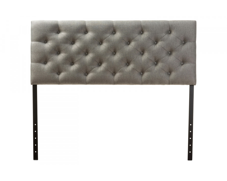 Baxton Viviana Modern Headboard Full Size - Grey