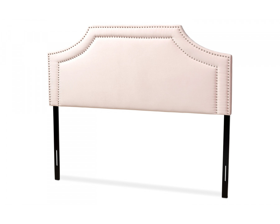 Baxton Avignon Modern Headboard Full Size - Light Pink