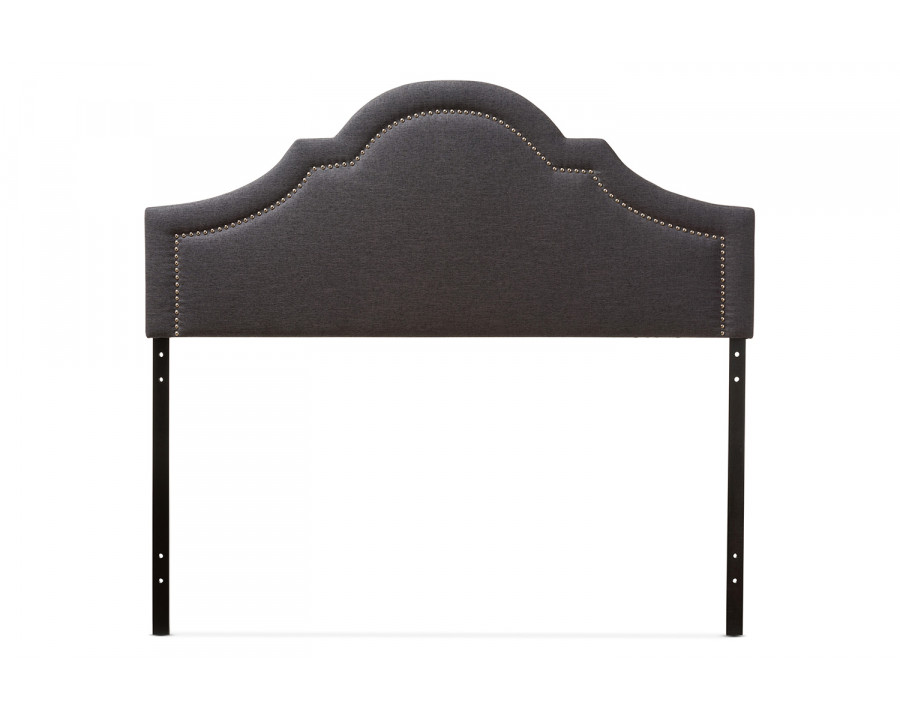 Baxton Rita Modern Headboard Full Size - Dark Grey