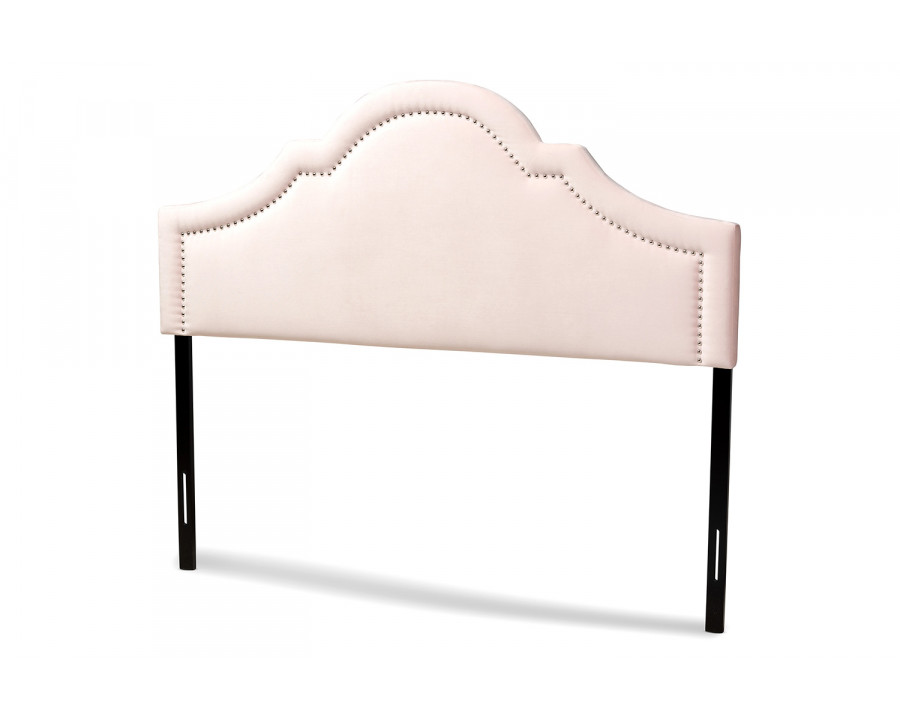 Baxton Rita Modern Headboard Full Size - Light Pink