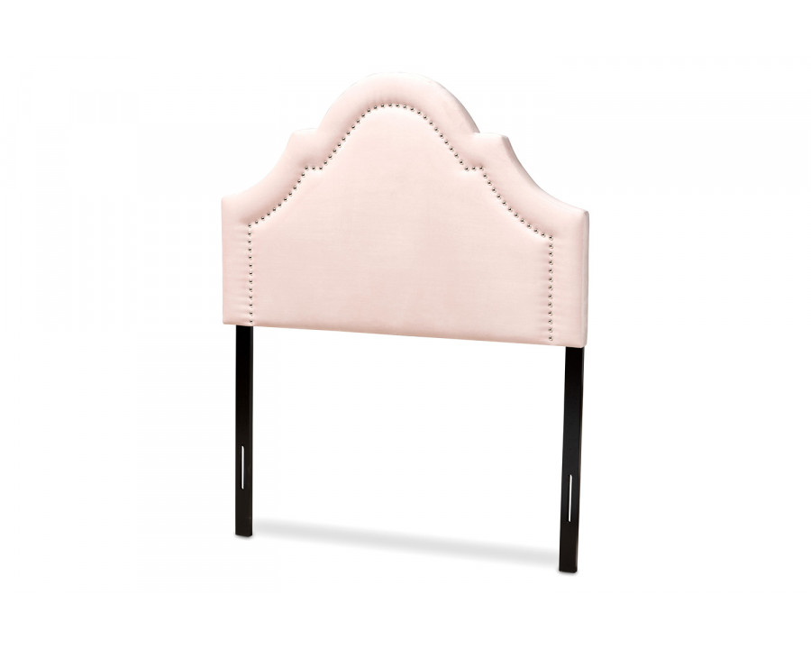 Baxton Rita Modern Headboard Twin Size - Light Pink