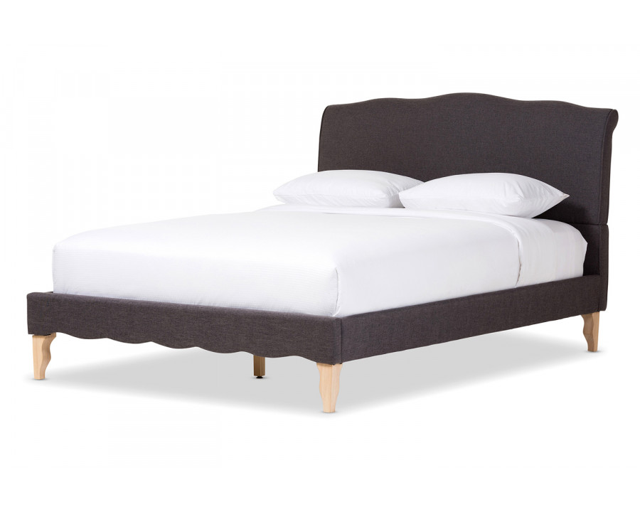 Baxton Fannie French Classic Modern Platform Bed