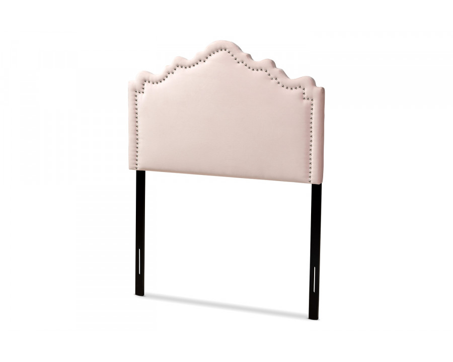 Baxton Nadeen Modern Headboard Twin Size - Light Pink