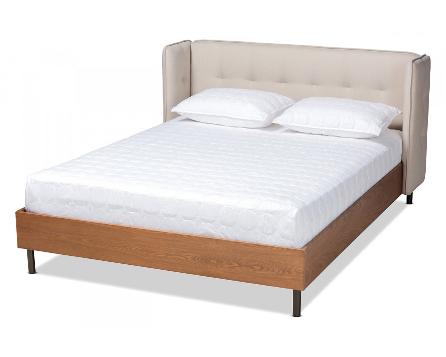 Baxton Catarina Mid-Century Modern Bed