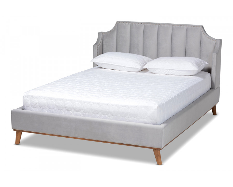 Baxton - Adelie Modern Platform Bed