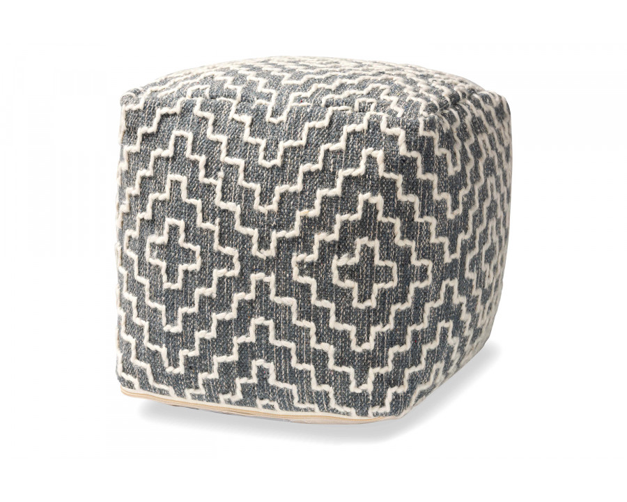 Baxton - Benjamin Modern Pouf Ottoman