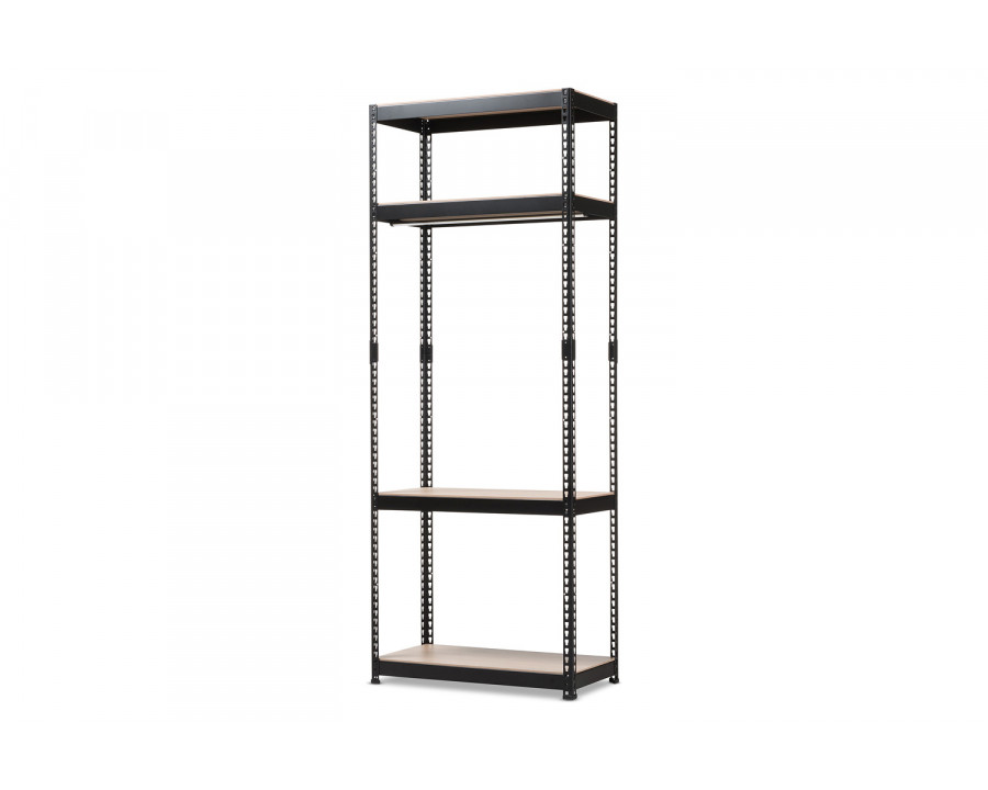 Baxton - Gavin 4-Shelf Closet Storage Racking Organizer