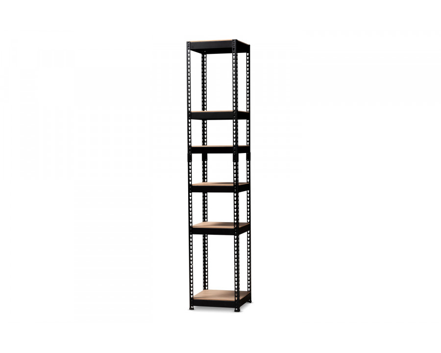 Baxton - Gavin Modern 5-Shelf Closet Storage Racking Organizer