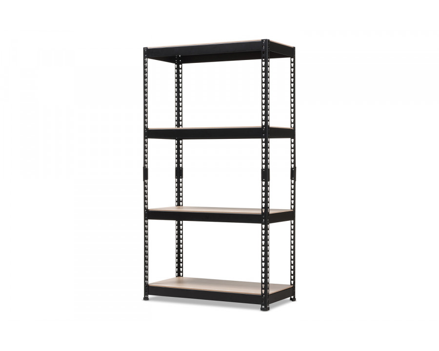 Baxton Cody 4-Shelf Multipurpose Shelving Rack