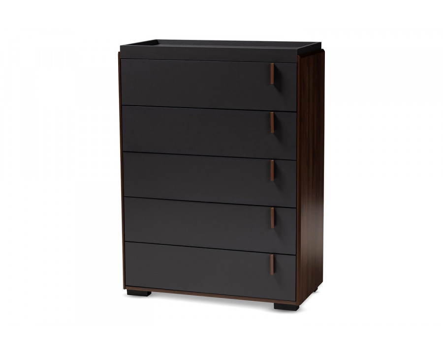 Baxton - Rikke Modern 5-Drawer Chest