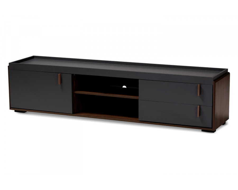 Baxton Rikke Modern 2-Drawer TV Stand