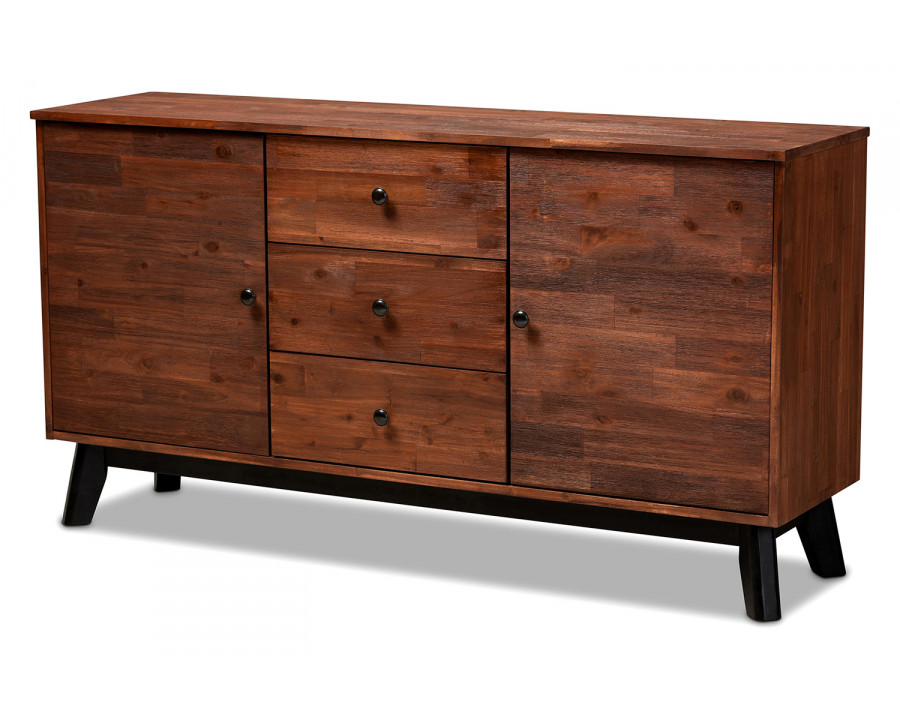 Baxton Calla Modern 2-Door Wood Sideboard Buffet