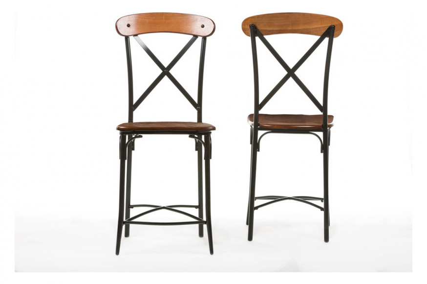 Baxton™ - Broxburn 2-Piece Bar Stool