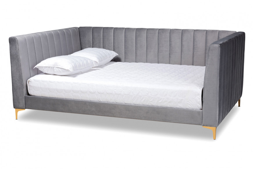 Baxton™ Oksana Modern Full Size Daybed - Light Gray