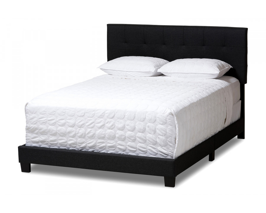 Baxton Brookfield Modern Full Size Bed - Choral Gray