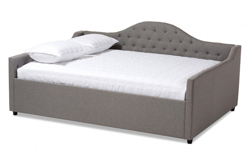 Baxton™ Eliza Modern Queen Size Daybed - Gray