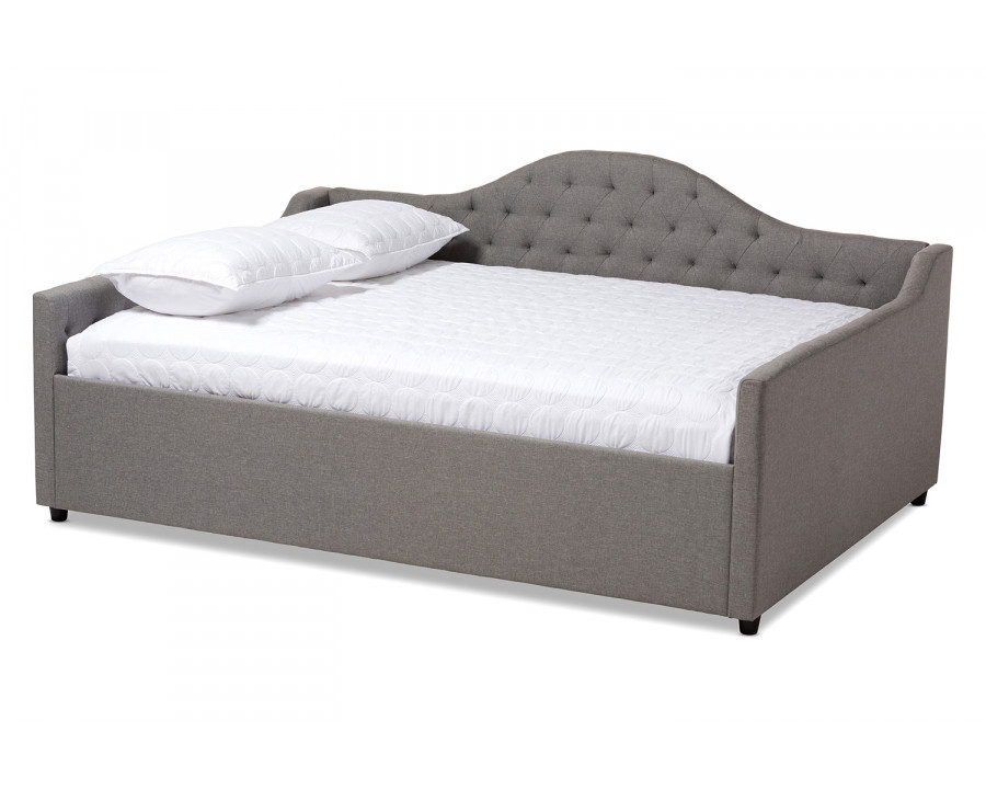 Baxton Eliza Modern Queen Size Daybed - Gray