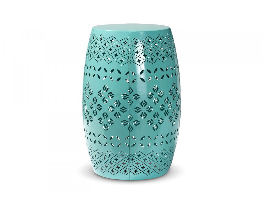 Baxton Lavinia Modern Outdoor Side Table - Teal