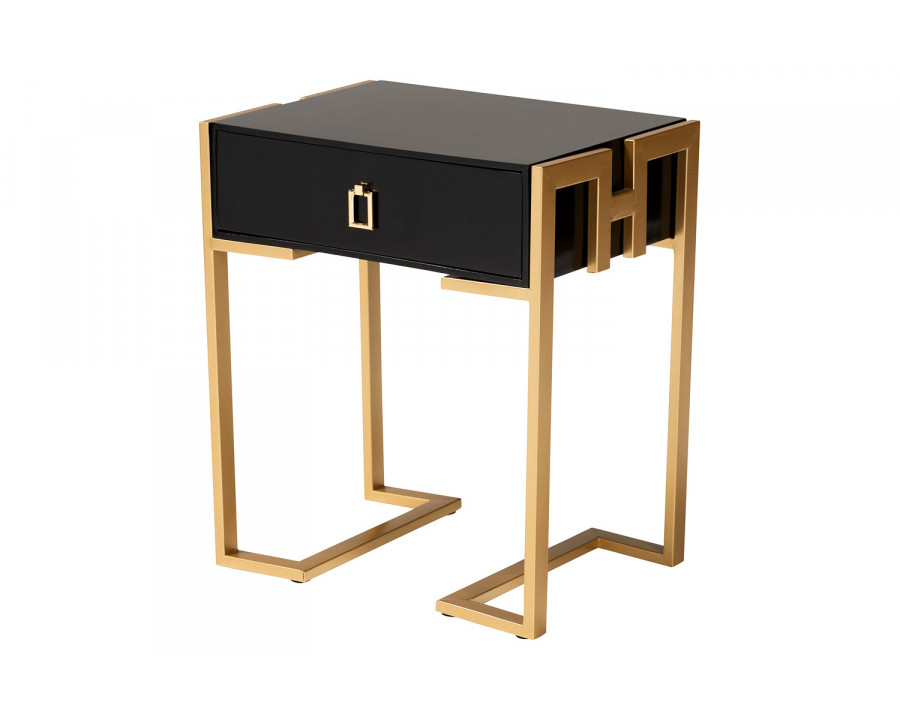 Baxton Luna Contemporary Glam End Table