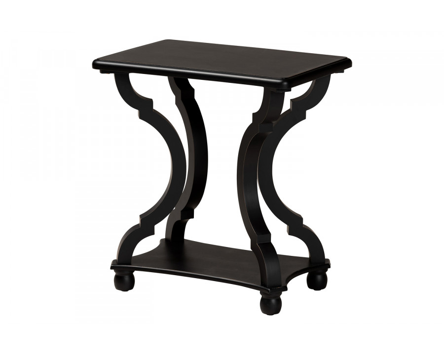 Baxton Cianna End Table - Black