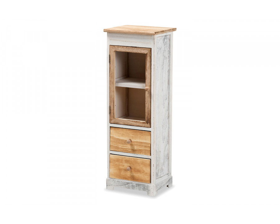 Baxton - Dannah 2-Drawer Storage Cabinet