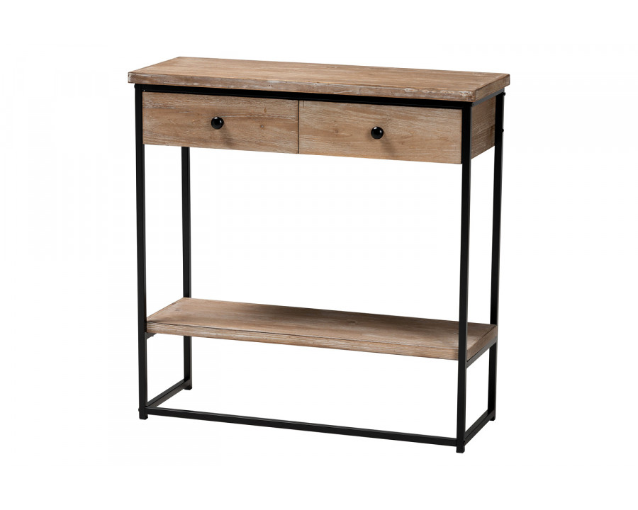 Baxton Silas Modern 2-Drawer Console Table