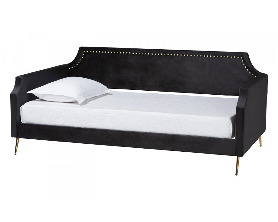 Baxton Pita Traditional Glam Daybed