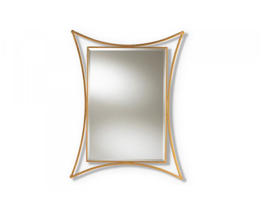 Baxton - Melia Modern Rectangular Accent Wall Mirror