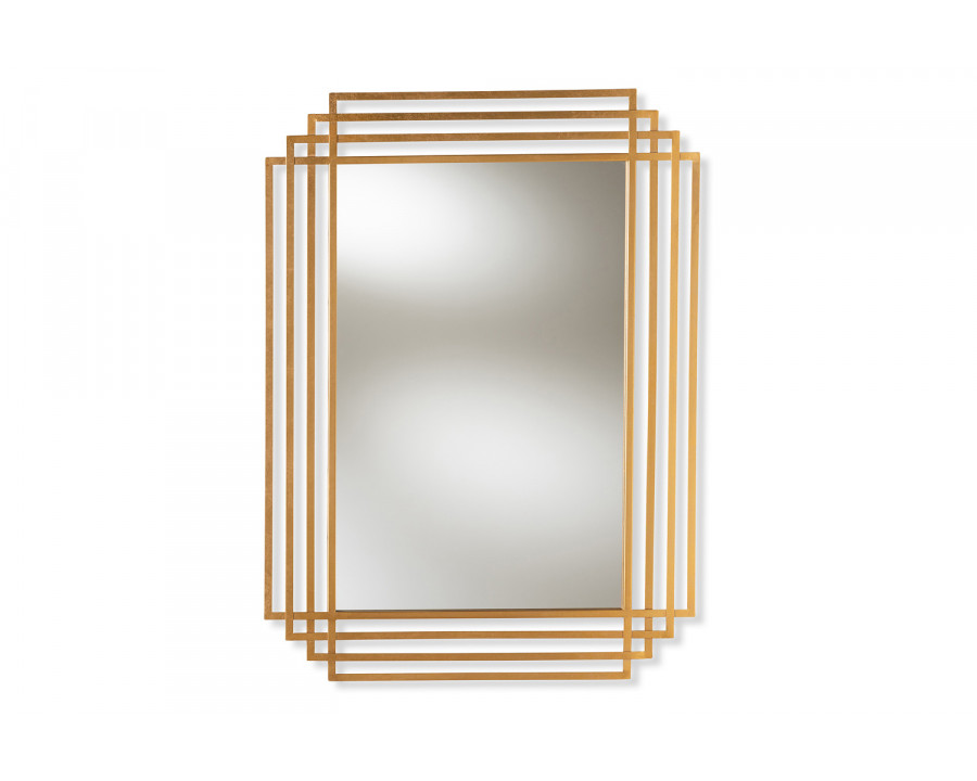 Baxton - Kalinda Rectangular Accent Wall Mirror